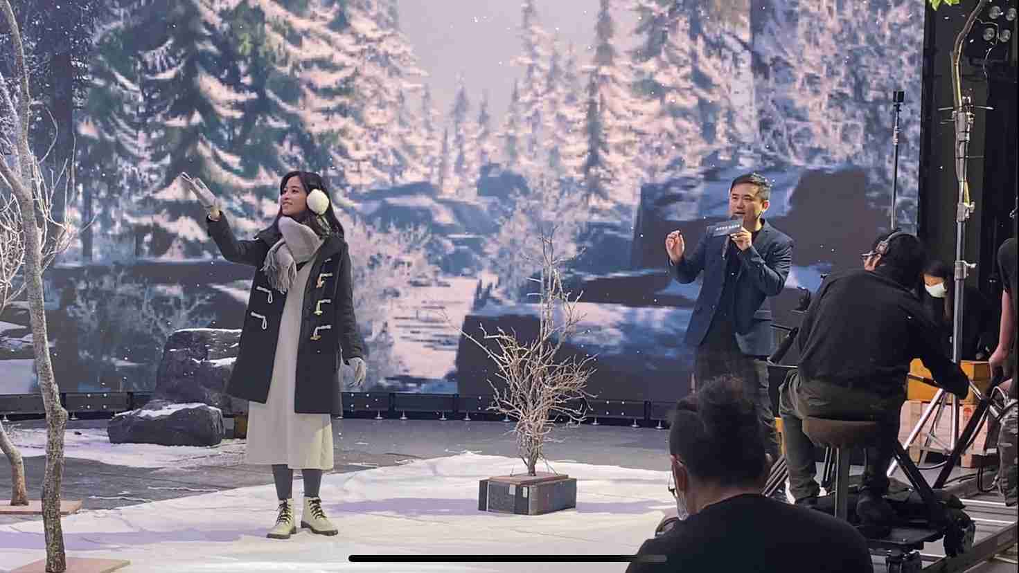 NG大舞台以ALED先进显屏技术，，，，与金马奖视觉特效团队“再现影像”携手合作打造LED虚拟摄影棚，，提供沉浸式表演体验，，并精简拍摄成本与时间