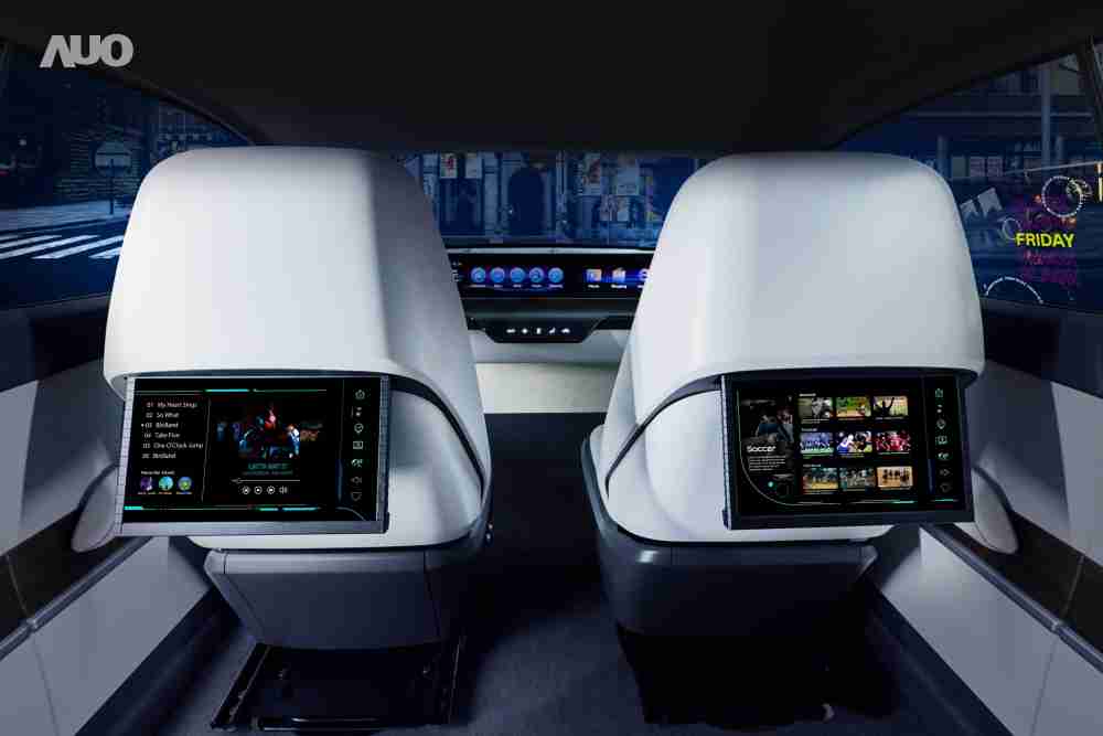 NG大舞台新一代Smart Cockpit 2024，，，以Micro LED先进显示技术优势，，，，创建〝可卷式后座娱乐显示器〞，，，仅在互动时才显示出所需画面及信息，，扩充更丰富的娱乐和交互信息服务，，获国际奖项荣耀