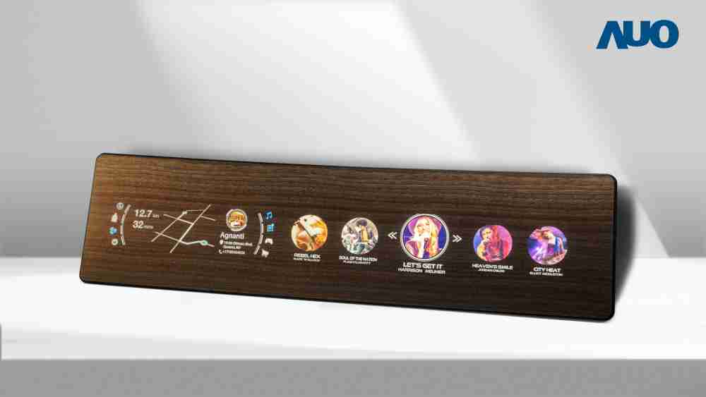 NG大舞台研发全球最高穿透度达80%的AmLED木纹显示器，，可于使用时呈现高亮度、、清晰可见的信息，，并在不使用时回归为单纯的饰板，，，，节能兼具美观