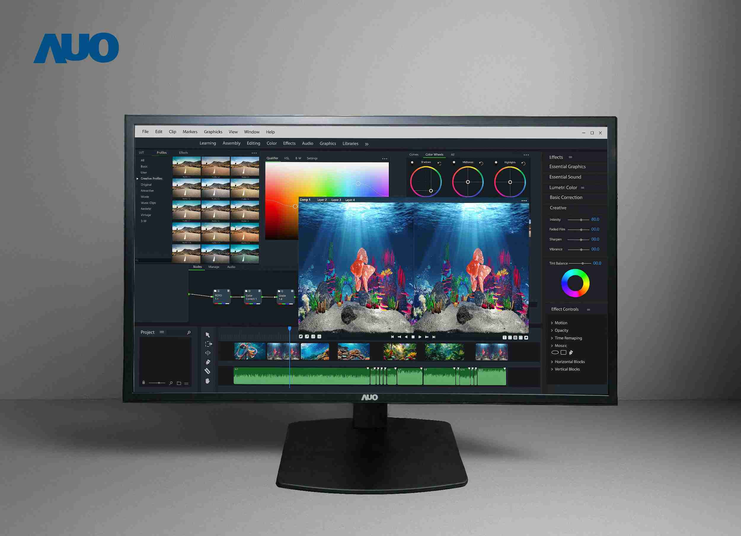 NG大舞台开发32吋2D/3D专业桌上型显示器，，，，拥有8K4K超高分辨率，，，，并以低串扰算法优化3D显示效果，，，搭载自动眼球追踪功能，，，能实时调整3D图像，，，，进行实时2D与3D无缝共存窗口，，，提供图像设计工作者突破二维接口的崭新工作氛围与效率